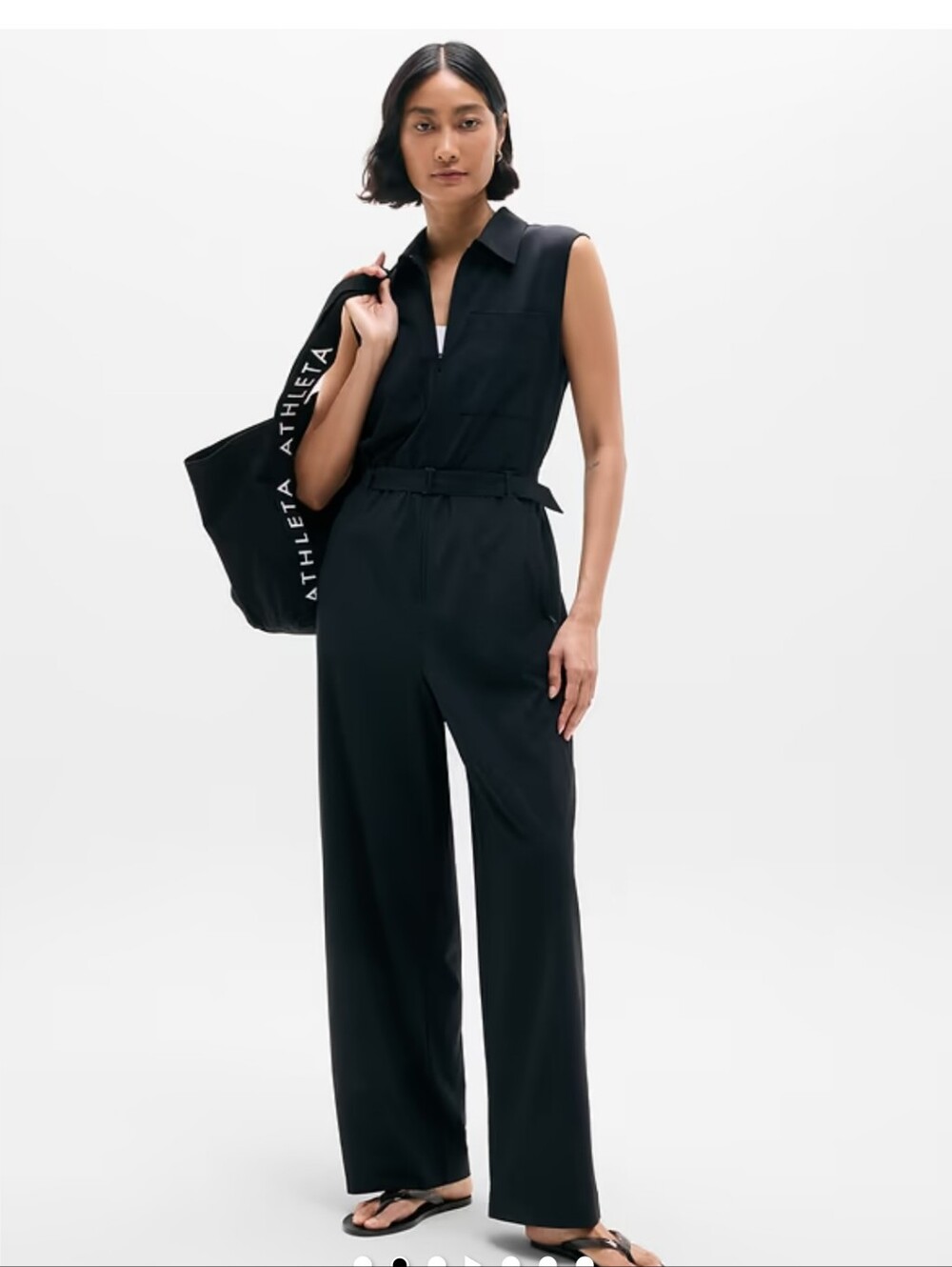 Athleta Always Ready Jumpsuit Size 6. Worn Once. - Picture 2 of 10